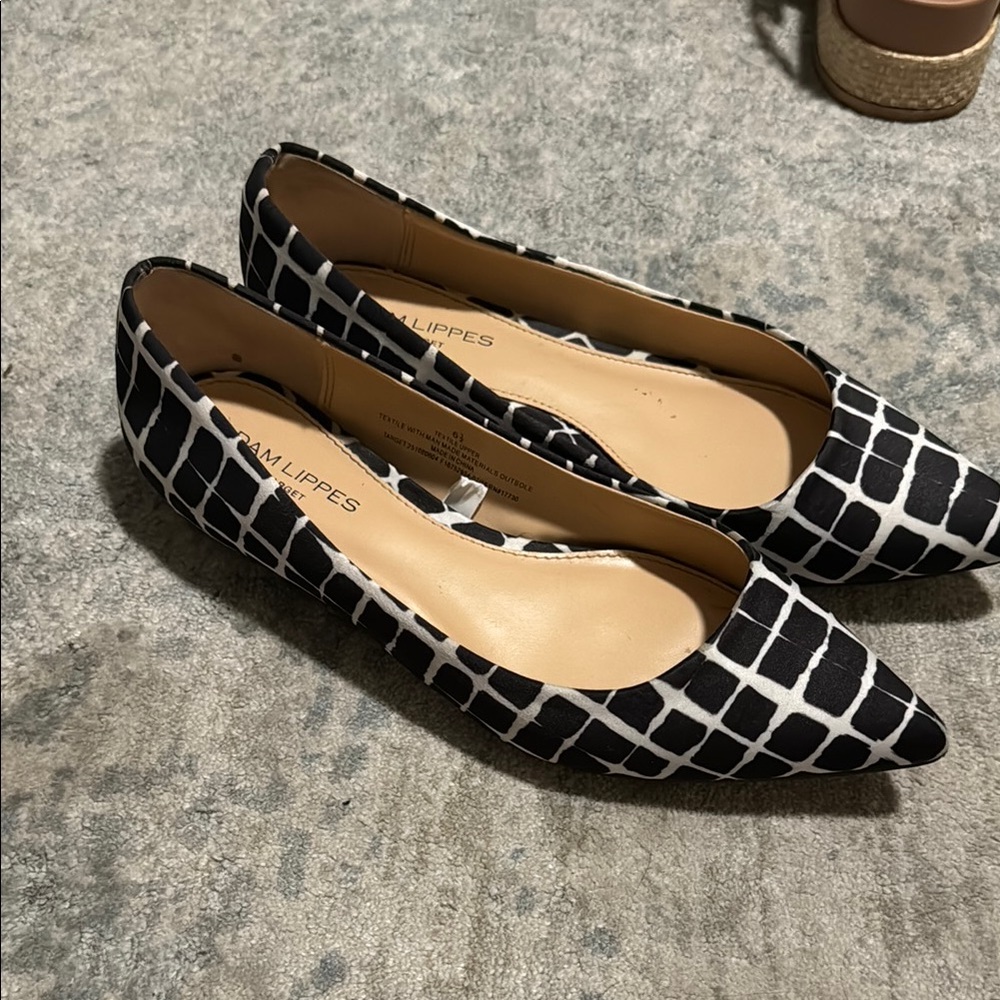 Adam Lippes Monochrome Patterned Women's Flats